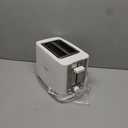 BELLA 2 Slice Toaster with Auto Shut Off - Extra Wide Slots & Removable Crumb Tray and Cancel, Defrost & Reheat Function - Toast Bread, Bagel & Waffle, White