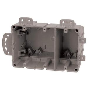 Southwire MSBMMT3G 3 Gang Multi Mount Device Box with Depth Adjustable; Heavy Duty 42lb; Gray