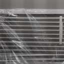 71" Extra Tall Cat Gate 29.5-40.6 Wide Pet gate for Doorway Pet Gate with Cat Doors NO Drilling Pressure Mount Kit for Cats and Dogs Indoor Doorways liveing Room Bedroom-White