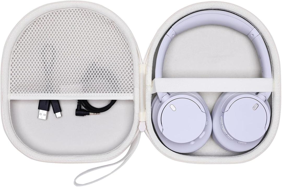 LTGEM Case Compatible with Sony WH-CH720N / WH-CH520 Noise Canceling Headphones Over The Ear Headset, Khaki