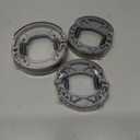 Front Rear Brake Shoes for Yamaha Raptor 50 80 2002-2008 / Grizzly 80 125 2004-2013 / Breeze 125 1992-2004 / Raptor 80 2002-2008, 2 Front + 1 Rear Drum Brake Parking Shoes Assembly Set