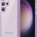 JETech Case for Samsung Galaxy S23 Ultra 5G 6.8-Inch, Non-Yellowing Shockproof Bumper Protective Phone Cover, Anti-Scratch Hard PC Back (Purple)