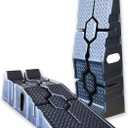 X-Haibei Pair Car Vehicle Ramps for Oil Changes or Home Garage Maintenance, 5500lb Load Rating Pair, Lifts Vehicles 6.3" HighTruck Service Ramps, Trailer Park