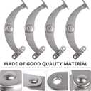 DOITOOL Adjustable Support Pull Rods 5.3 Inch Stainless Steel Telescopic Support Rods for Cabinet and Furniture Installation Set of 4