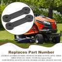 109808X 160793 Latch Assembly Bagger Hood Latch Straps Compatible with Craftsman/Husqvarna/Poulan Pro/Yard Pro Lawn Tractor for 42" and 46" Decks