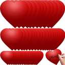 Ctosree 200 Pcs Heart Paper Cutouts 3 Sizes 12'' 8'' 4'' Red Double Sided Heart Shape Paper for Valentine's Day Craft Classroom Bulletin Board Display Party Decor