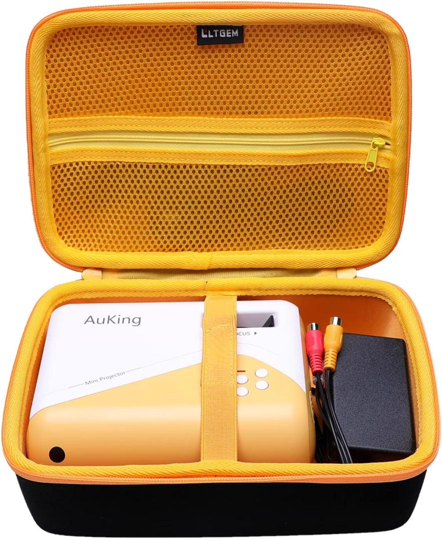 LTGEM Hard Travel Carrying Case for AuKing Mini Projector 2025/2024/2023 Upgraded and Most Mini Projectors, Case Only(Inside: 9.2"x6.2"x2.4")