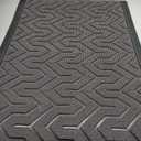 Yimobra Front Door Mat, Waterproof Indoor Outdoor Welcome Mats for Entrance, Heavy Duty Non-Slip Rubber Backing, Garage or Patio Entry Floor, 29.5x17, Grey