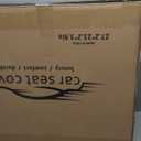 Car Seat Cover, Seat Covers for Cars, Luxury Faux Leather Waterproof Seat Covers, Car Seat Protector Accessories Universal Fit Most Vehicles Brown Front Pair