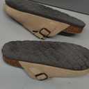 KIDMI Genuine Suede Clogs for Women Cork Footbed Sandals Leather Mules Potato Shoes with Arch Support Size 40