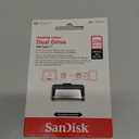 SanDisk 256GB Ultra Dual Drive USB Type-C - USB-C, USB 3.1 - SDDDC2-256G-G46,Black