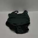 Charmo Plus Size Swimsuit for Women 2025 Tummy Control Scalloped Ribbed One Piece Swimsuits Ruched Modest Bathing Suit (2X, Army Green)