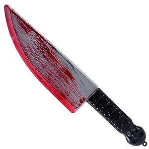 Spooktacular Creations Halloween Bloody Plastic Knife, Fake Knife Toy, Knives Weapon Prop for Halloween Costume Accessories, Horror Costume Prop