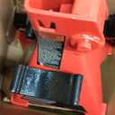 Amazon Basics Steel Jack Auto Stands with 6,000 lb or 3 Ton (2.7 metric Ton) Capacity, 1 Pack, Black and Red