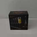 PARACITY Champagne Flutes, Champagne Glasses, Elegant 8.5oz Glass Champagne Flutes, Gift for Birthday, Wedding, Christmas, Clear Sparkling Champagne Glasses for Women, Men (Large, 6, Count)