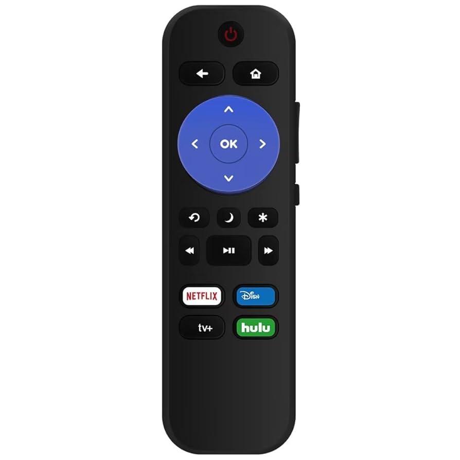  Replacement Remote Control Compatible for Roku TV, Universal Remote Fit for Hisense/Onn/TCL/Sharp/Element/Philips/Hitachi/JVC/RCA/Insignia/Sanyo/LG RokuSeries Smart TVs (Not for RokuStick & Box)