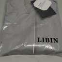 Libin Men's Running Shirts Long Sleeve Pullover Quarter Zip Athletic Workout Shirts Casual Lightweight Stretch UPF 50+ M