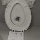 KOHLER K-27331-0 Glissade ReadyLatch Quiet Close Elongated Toilet Seat, White, Grip-Tight Hardware, Quiet Close Lid Prevents Slamming