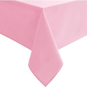 Hiasan Small Tablecloth for Square Tables - Waterproof and Spillproof Washable Fabric Table Cloth Dining, Spring Party, Outdoor Picnic (Pink, 40 x 40 Inch)