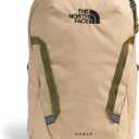 THE NORTH FACE Vault Everyday Laptop Backpack | Commuter Travel Bag with Water-Repellent Finish, Spacious Main Compartment, Khaki Stone/TNF Black, One Size