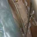 20 Inch Gold Caged Ceiling Fan with Light, Flower Chandelier Ceiling Fan with Lights Remote Control, Frower Crystal Fandelier 6 Speeds for Girl's Bedroom, Living Room