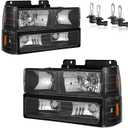 Halogen Headlights for 1994-1998 Chevy Silverado 1500 2500 3500