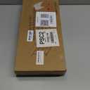 Yusong Narrow Side Table for Small Spaces, Small End Table with Magazine Holder, Skinny Slim Little Thin Table for Living Room, Bedroom, Sofa, Rustic Brown (16.5"W)