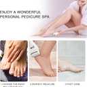 Electric Feet Callus Removers Rechargeable, Portable Electronic Foot File Pedicure Tools, Electric Callus Remover Kit, Professional Pedi Feet Care Perfect for Dead,Hard Cracked Dry Skin