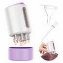 Electric Hair Oil Applicator & Scalp Massager 2 in 1, 15ml Capacity, Scalp Care Brush for Hair Treatment, Minoxidil, Essential Oils & Serums (Purple) (Purple)