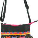 Laurel Burch Crossbody Purse Zipper Top 10"X10", Feline Friends, Multicoloured