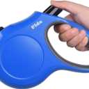 Fida Retractable Dog Leash, 16ft Heavy Duty Pet Walking Leash for Medium/Large Dog up to 110 lbs, Tangle Free. One-Hand Brake (Large, Blue)