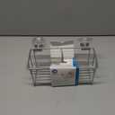 iDESIGN Classico Bathroom Shower Suction Caddy Basket for Shampoo Conditioner Soap Silver