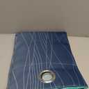 Estelar Textiler Teal and Navy Blue Blackout Curtains for Boys Bedroom, Full Room Darkening Grommet Ombre Curtains for Living Room, Thermal Insulated Light Blocking Gradient Drapes, 42Wx63L, 2 Panels