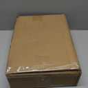 RISICULIS Large Bread Box for Kitchen Countertop, Bread Storage Container, and Utensil Organizer with Bamboo Cutting Board Lid, Clear Bin, Keeper for Homemade Bagel, Muffins, Rolls