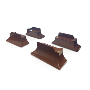 Stander Recliner Risers, NonSlip Chair Lifters for Adults, Seniors, and Elderly, Low Profile Seat Raiser for Sitting and Standing Assistance, Compatible with Wooden Base Recliners, Set of 4, Brown