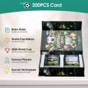 JOH 2026 World Cup Soccer Trivia Card Game - 200+ Soccer Trivia Questions - Ultimate Football Knowledge Game for Family Soccer Game Night, Tailgates, Party | Fits 2-8 People