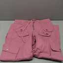 PRETTYGARDEN Women's 2 Piece Sets 2026 Fall Long Sleeve Crop Tops Wide Leg Pants Matching Outfit Tracksuits Spring Clothes (Medium, Red)