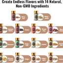 Alcohol Infusion Kit,14 Natural DIY Whiskey Making Kit for Infusing Bourbon,Tequila, Rum with Custom Botanicals, Perfect Alcohol Infusion Kits Stocking Stuffers for Men for Men, Dad, Husband