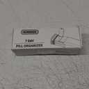 7 Day Weekly Metal Pill Organizer for Travel, Kursoaya Premium Aluminum Daily Pill Box, Cute Portable Pill Case, Large Capacity Pill Holder for Supplements, Pills, Vitamins, Medicine (Rose Gold)