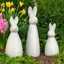 BRECK'S Bunny Trio Garden Statues - Bring Your Yard to Life with This Decorative Yard dcor