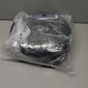 Bar Stool Covers Set of 2, Stool Covers Round with Elastic Band Pad, Soft Stool Seat Covers, Nonslip and Washable, 12 Inch, Black