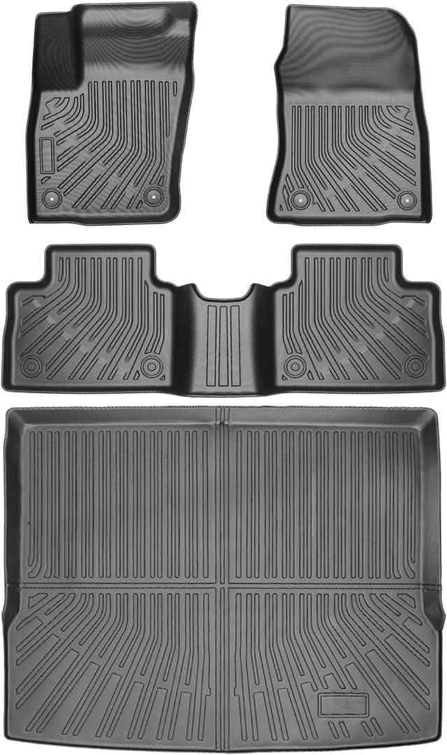 Floor Mats and Cargo Mat fit for Nisan Kicks Accessories 2025 Cargo Liner TPE All Weather Protection(Not for Kicks Play 2025)