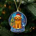 2 x Goldendoodle Christmas Ornament 2025  Goldendoodle Gifts for Women, Goldendoodle Ornament for Christmas Tree, Dog Lovers Holiday Decoration
