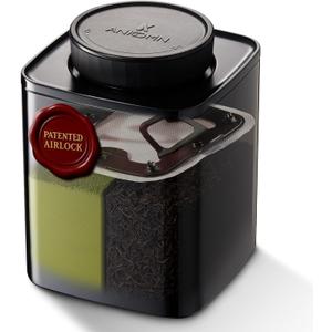 TeaVault Opaque Airtight Matcha Container  20 Fl Oz - Loose Leaf Tea Storage Canister & Organizer for Freshness, Aroma & Flavor. Premium Storage for Matcha Powder, Tea Bags, Chai & Green Tea