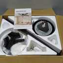 KNUN 52 Inch Flush Mount Ceiling Fan with Light and Remote/App Control,Black Ceiling Fans with Lights, 3CCT,Dimmable,Noiseless,Low Profile Ceiling Fan for Indoor/Outdoor Use