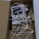 2PCS of Set Solar Garden Lights Outdoor for Halloween Decorations,3D RED Scary Bat Realistic Skeleton Decor for Halloween Party Decor, Solar Bats Path Lights for Lawn/Porch/Creepy Grave Décor