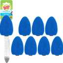 Scotch-Brite Non-Scratch Dishwand Kit, Includes 1 Wand & 8 Refill Pads, Keep Hands Out of the Mess, Blue