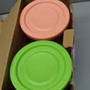 Ninja Creami Pints and Lids - 4 Pack Ninja Creami Pints, 16 oz Ninja Creami Containers, Creami Pint Containers Compatible with Ninja NC299AMZ & NC300 Series Ice Cream Maker - Tight Sealing & Anti-Slip