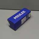 MIULEE Pack of 2 Couch Throw Pillow Covers 18x18 Inch Coastal Aqua Blue Farmhouse Decorative Pillow Covers with Stitched Edge Soft Chenille Solid Dyed Spring Pillow Covers for Sofa Bed Living Room