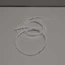 PTFE Teflon Bowden Tube for 1.75 Filament (2.0mm ID/4.0mm OD) 2.0 Meters  White Connector Tubing for 3D Printer